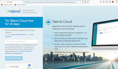 Creación Cuenta Talend Cloud