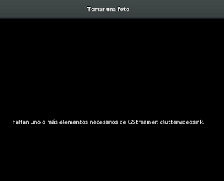 Error Cheese GStreamer